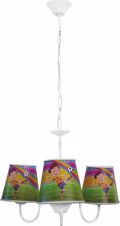 Heronia 3Foto Paidiko Fotistiko Orofis Metallo/Plastiko FOOTBALL Lefko E27 45X80cm 36-0014
